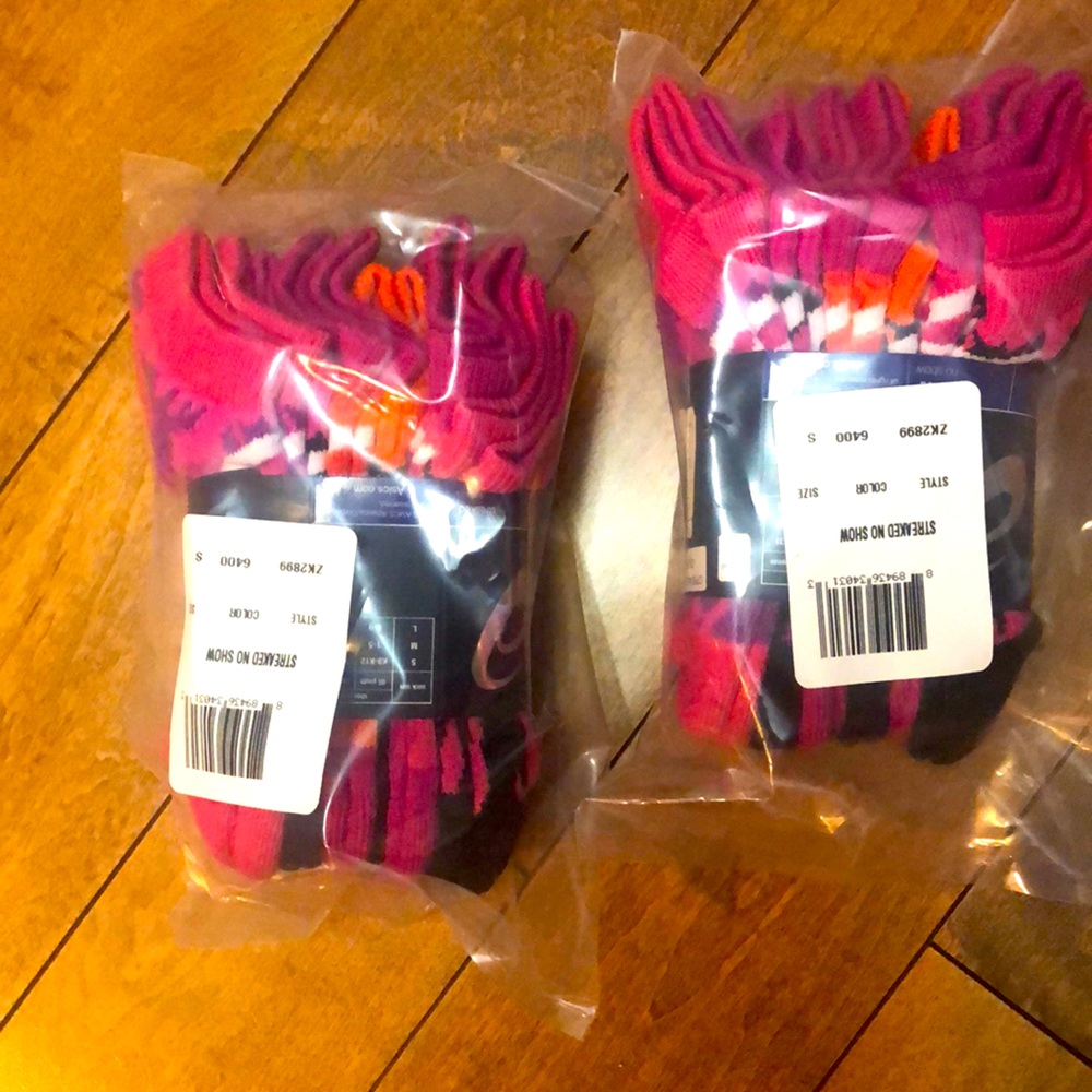 NWT ASICS no show socks — girls (2 sets of 6 pair)